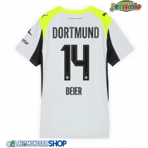 Maglie da calcio Borussia Dortmund Maximilian Beier #14 Seconda Maglia Femminile 2025-26 Manica Corta